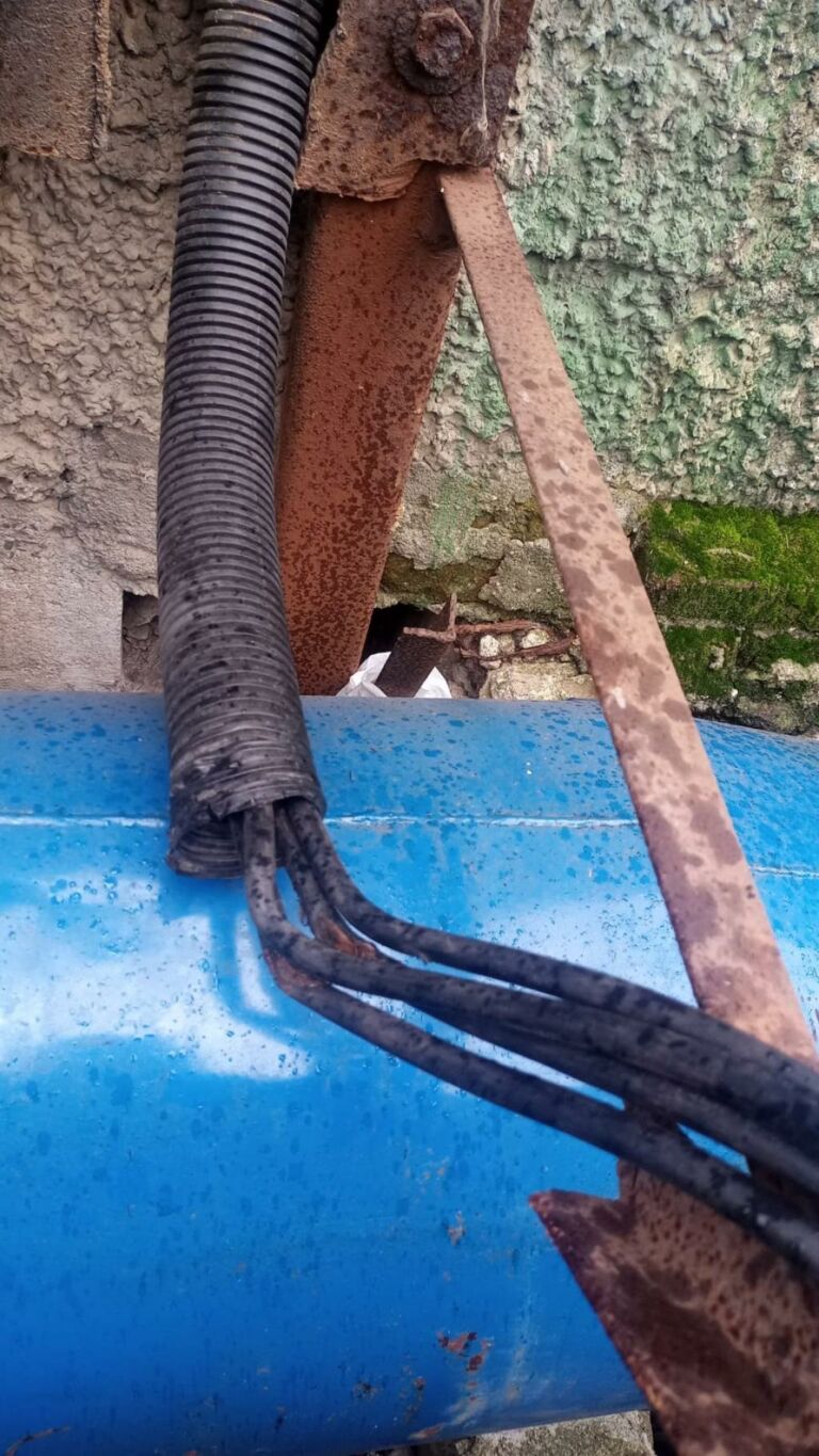 Bomba do sistema de drenagem é danificada em tentativa de furto