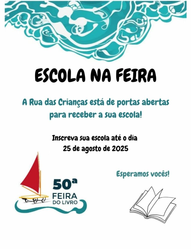 Escolas podem se inscrever para Rua das Crianças na 50ª Feira do Livro da FURG