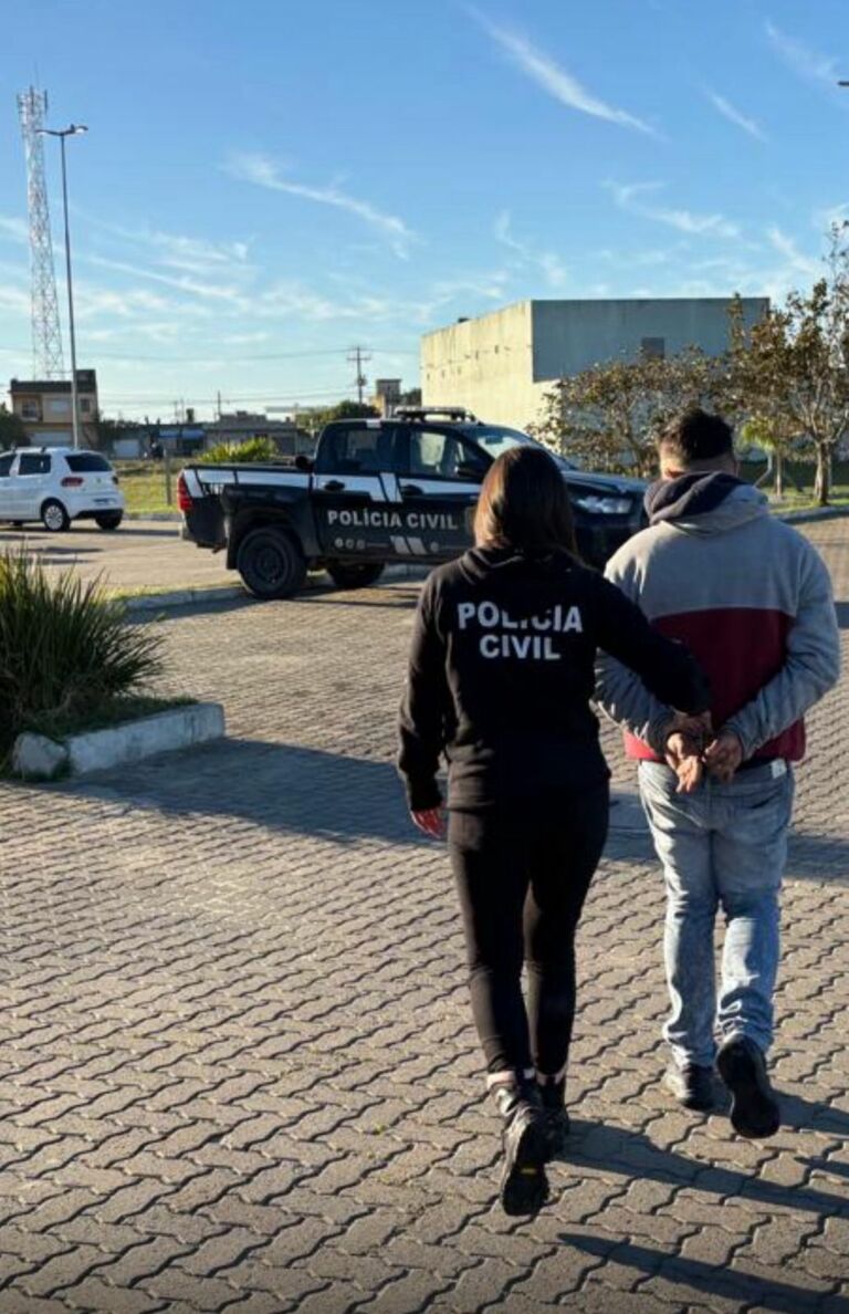Polícia Civil prende homem por tentativa de homicídio com faca em Rio Grande