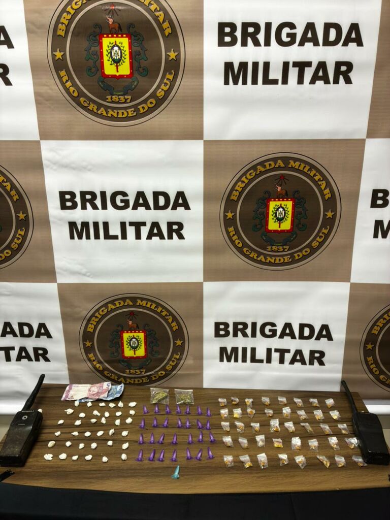 Adolescente é apreendido por tráfico durante patrulhamento da Brigada Militar em Rio Grande