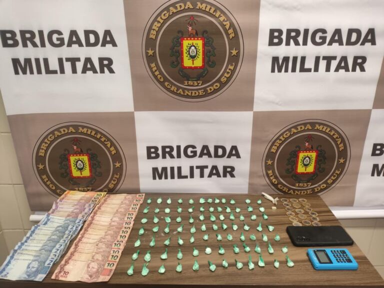 Homem é preso por tráfico de drogas no bairro Humaitá, em Rio Grande