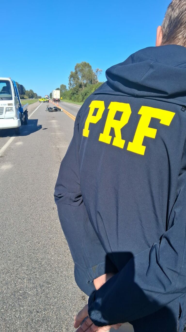 Homem de 31 anos, natural de Rio Grande, perde a vida em colisão de moto na BR-116