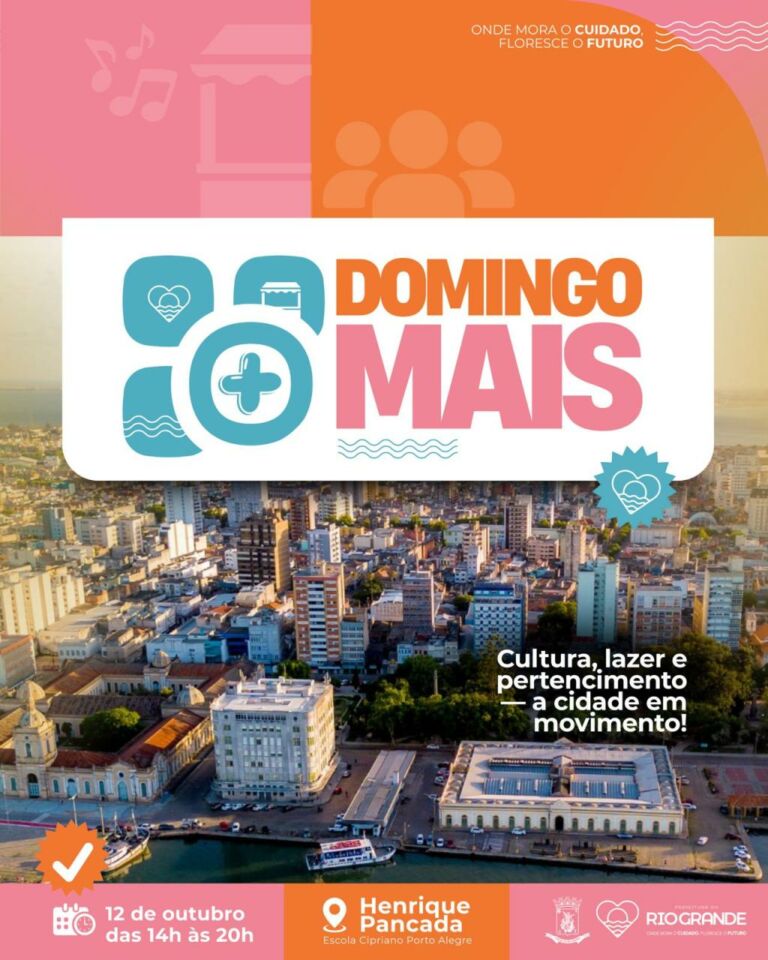 Rio Grande terá edição especial do “Domingo Mais” no Dia das Crianças