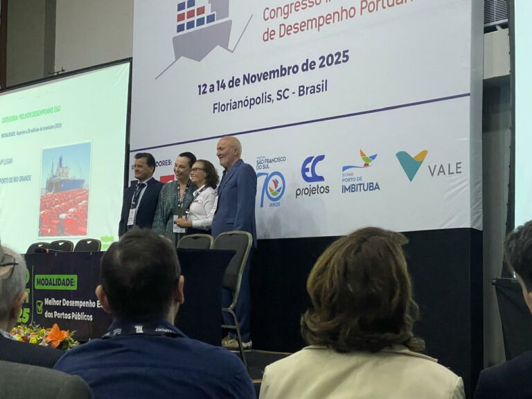 Porto do Rio Grande fica em 4º lugar no Prêmio Melhor Desempenho ESG do XII CIDESPORT