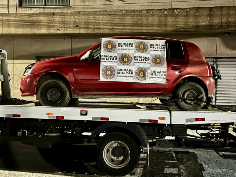 Brigada Militar apreende dois adolescentes por roubo de veículo em Rio Grande
