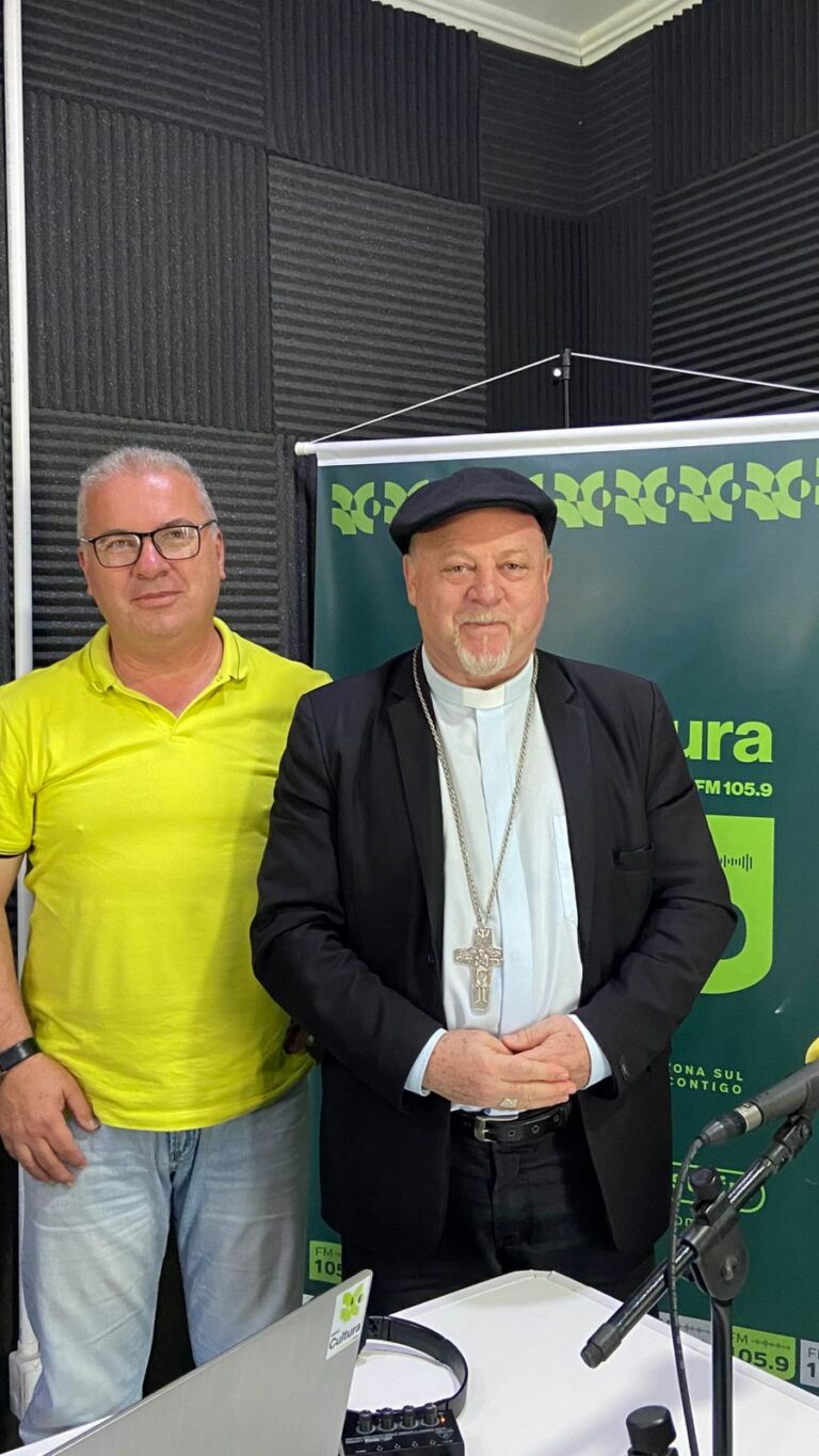 Bispo Dom Jorge Pierozan destaca espírito do Natal, fraternidade e compromisso pastoral em entrevista à Rádio Cultura Zona Sul