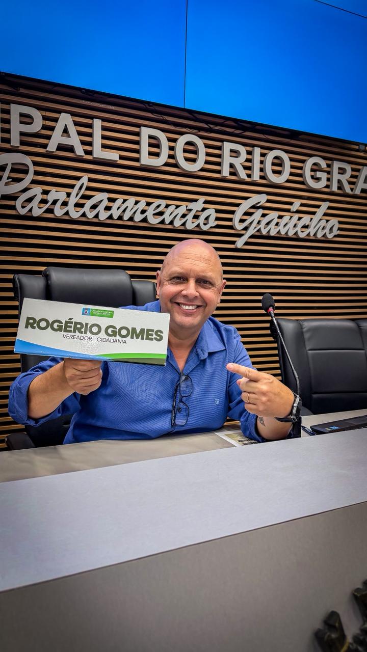 Câmara Municipal elege Rogério Gomes como novo presidente