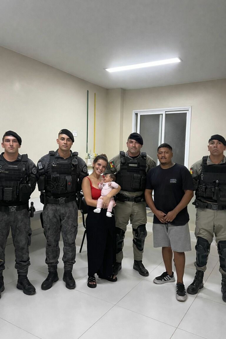 Brigada Militar salva recém-nascida engasgada durante evento de Carnaval no Cassino