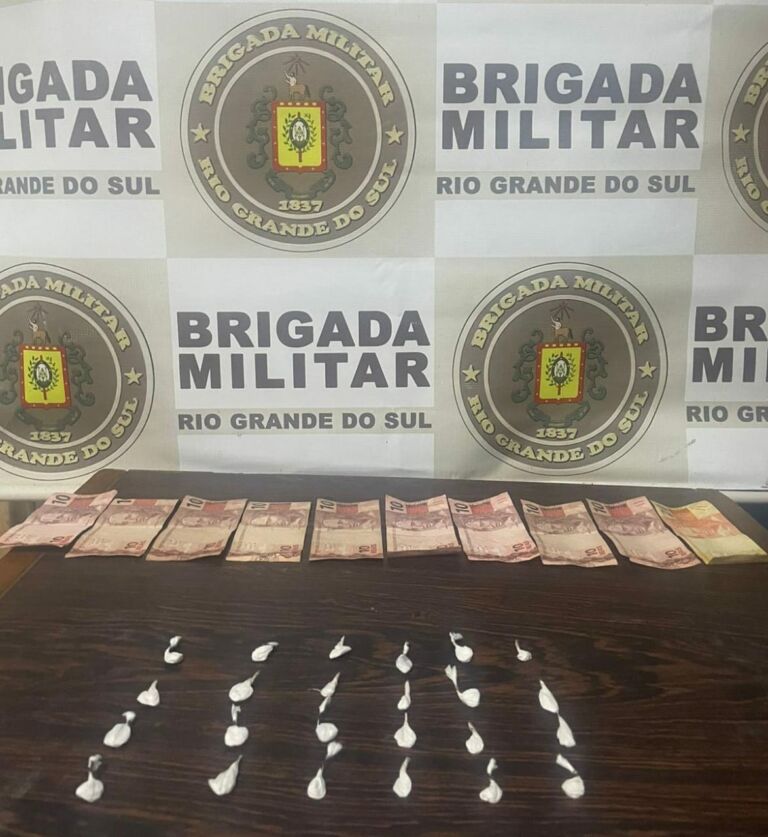 Brigada Militar prende homem por tráfico de entorpecentes, em São José do Norte