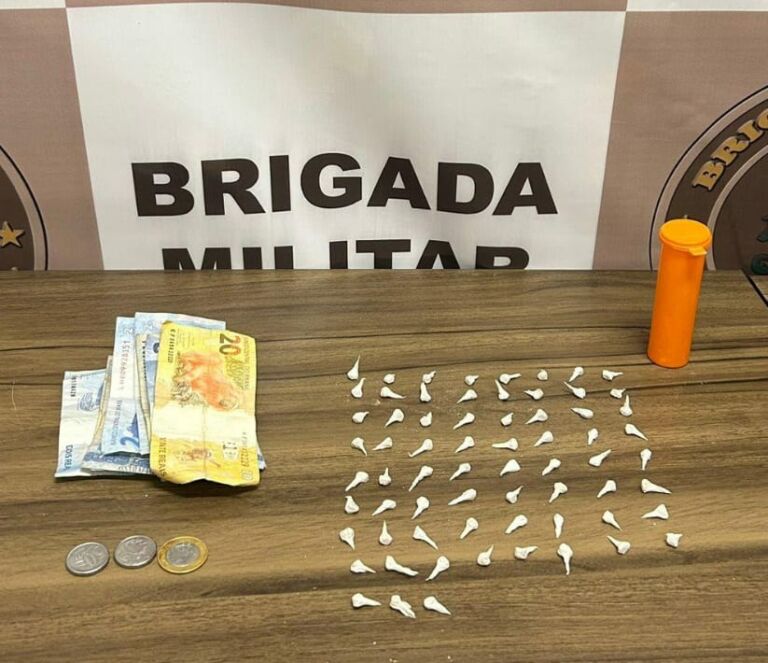 Brigada Militar de Rio Grande apreende adolescente por tráfico de entorpecentes