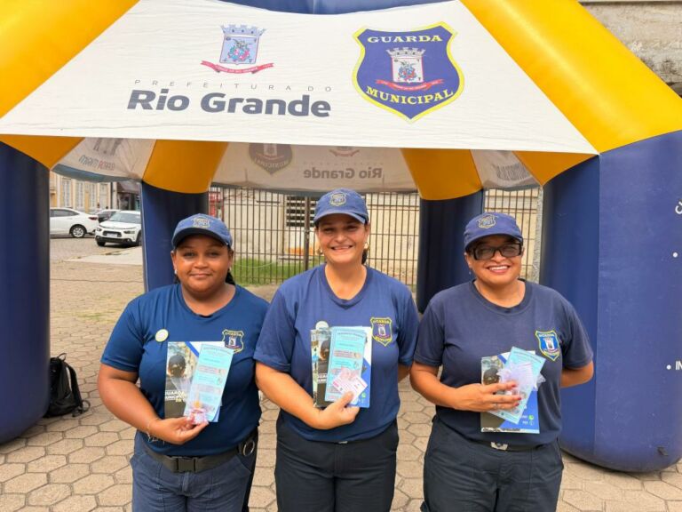 Ação da Guarda Municipal reforça combate à violência contra a mulher em Rio Grande
