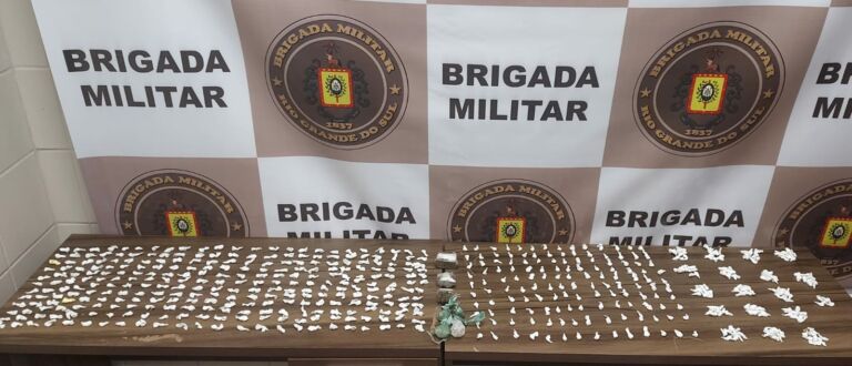 Brigada Militar prende homem por tráfico de drogas no bairro Rural