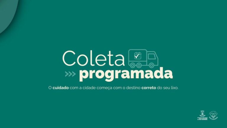 Prefeitura divulga novo cronograma da Coleta Programada; serviço terá pausa temporária