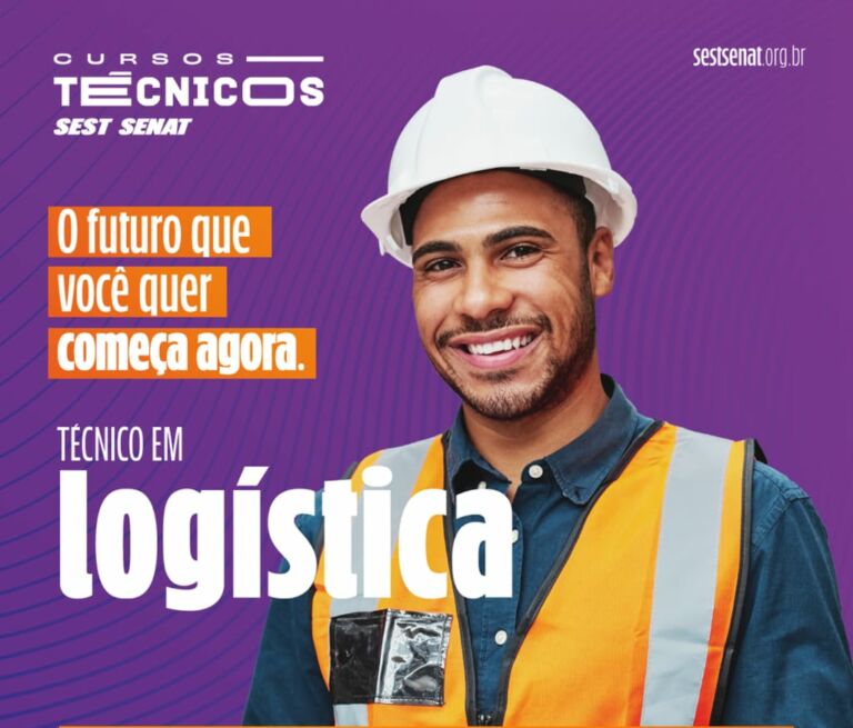 Estão abertas as matrículas para o Curso gratuito de Técnico em Logística do SEST SENAT