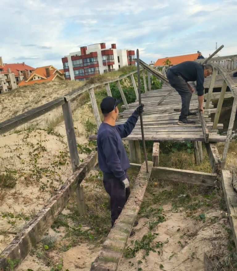 Prefeitura inicia revitalização da antiga passarela do Cassino