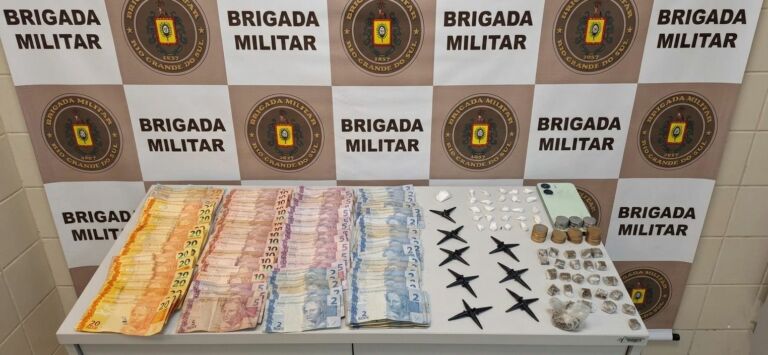 Brigada Militar prende homem por tráfico de drogas na Vila Recreio