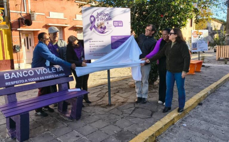 Banco Violeta marca ações da Smascim no Dia Mundial de Conscientização da Violência contra a Pessoa Idosa