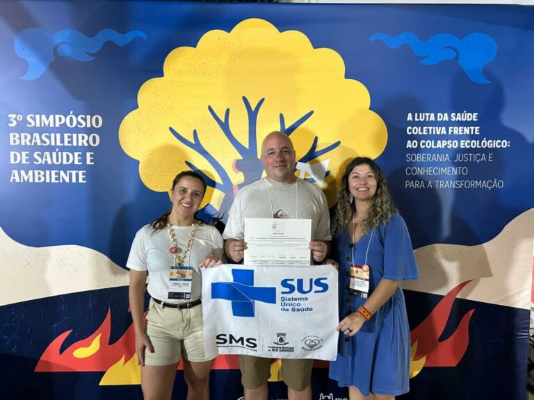 Trabalho da Vigilância em Saúde de Rio Grande é premiado em simpósio nacional