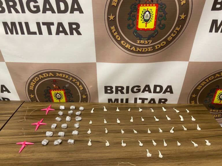 Brigada Militar de Rio Grande prende homem por tráfico de drogas no bairro São Miguel