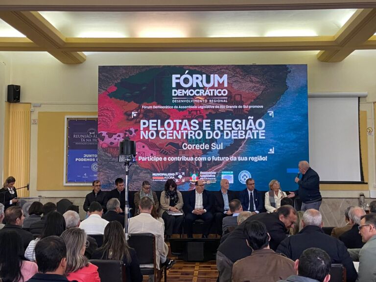 Pelotas recebe etapa do Fórum Democrático da Assembleia Legislativa