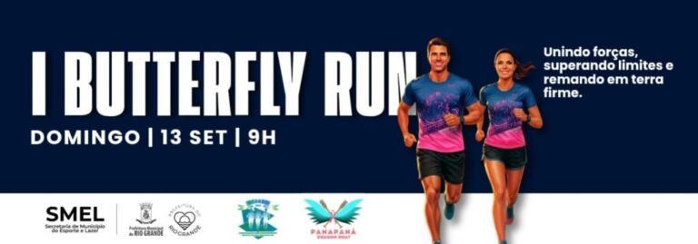Inscrições para a 1ª Butterfly Run já estão abertas