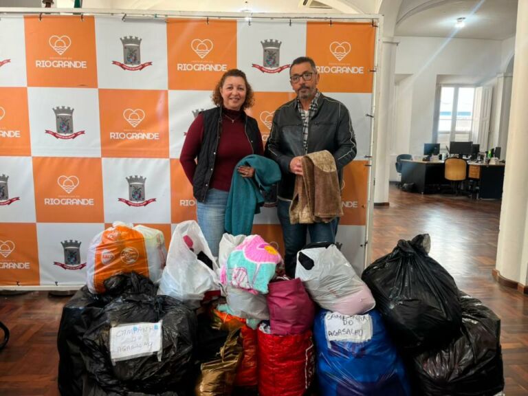 Campanha do Agasalho 2026 recebe mais de 300 peças arrecadadas pela União Espírita do Rio Grande